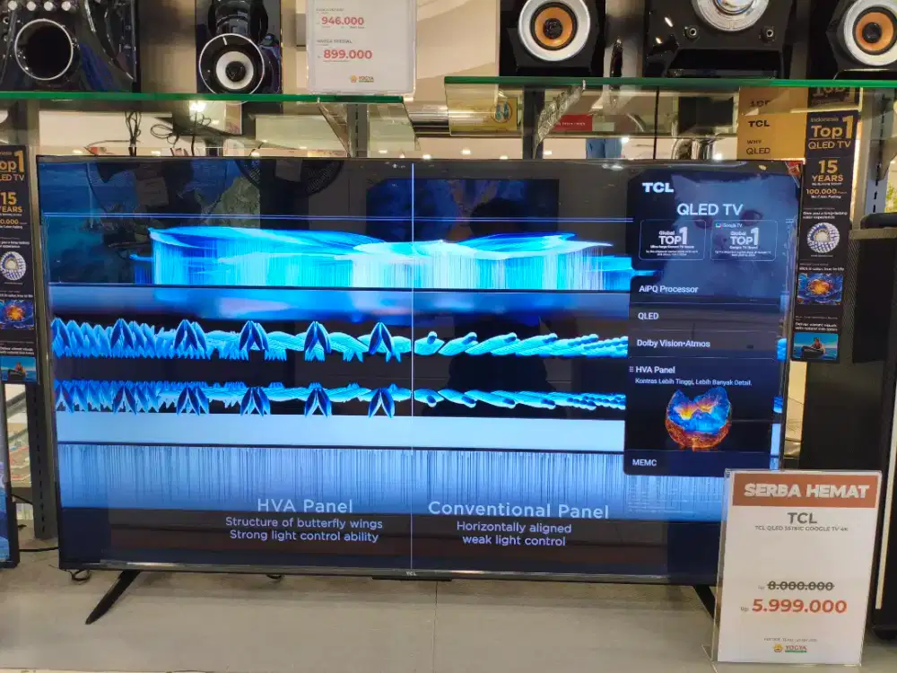 TCL QLED 55T6IC GOOGLE TV 4K