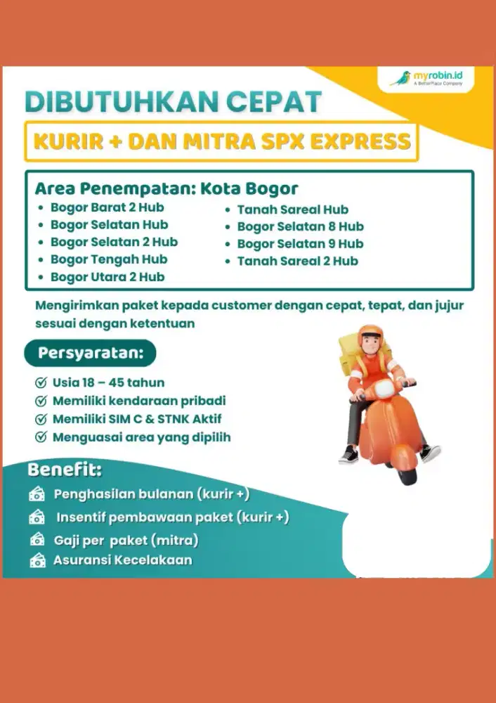 Lowongan Kurir & Driver Shopee Express