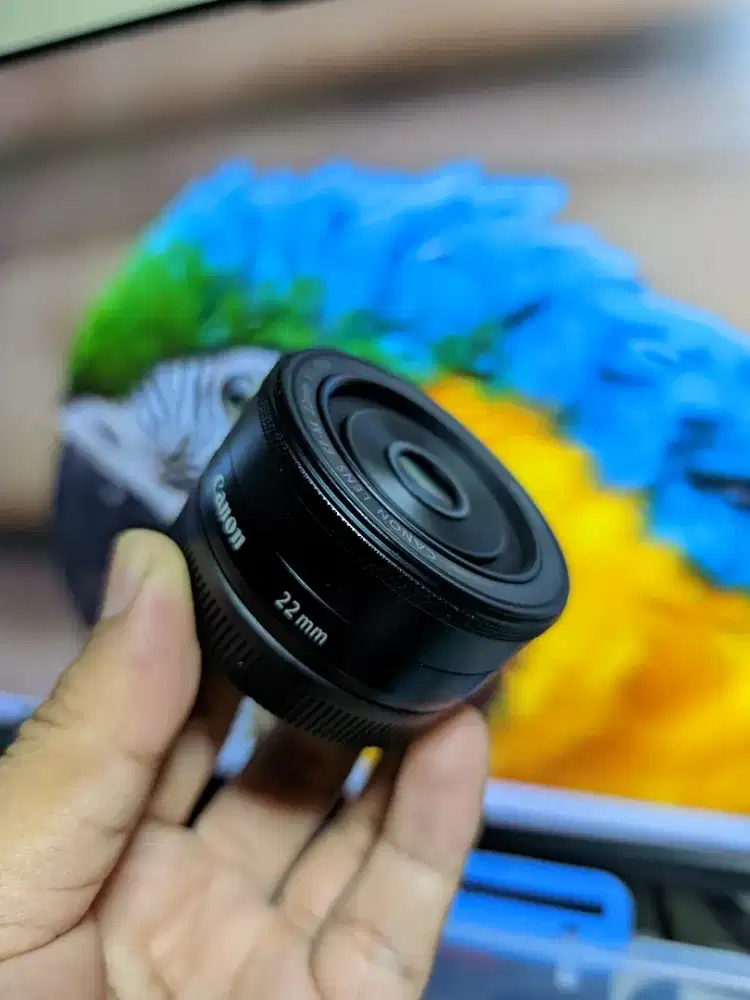 Lensa canon ef-m 22mm f2 stm + filter ND