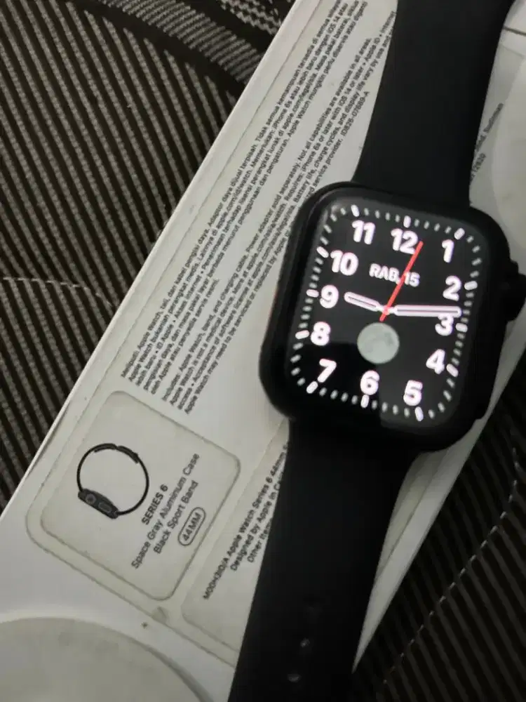 Apple Wact 6 black lengkap