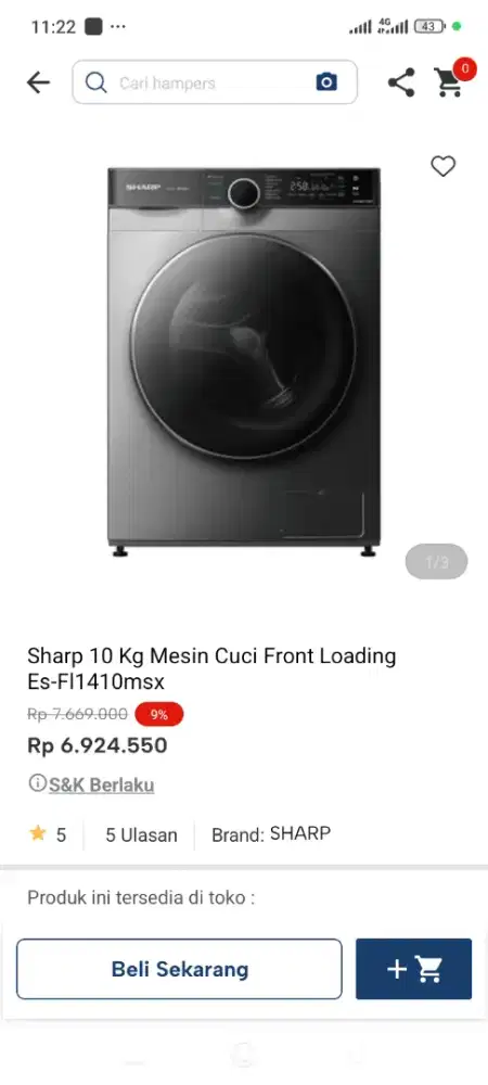 PROMO MESIN CUCI SHARP 10KG CICILAN RINGAN CKUP KTP