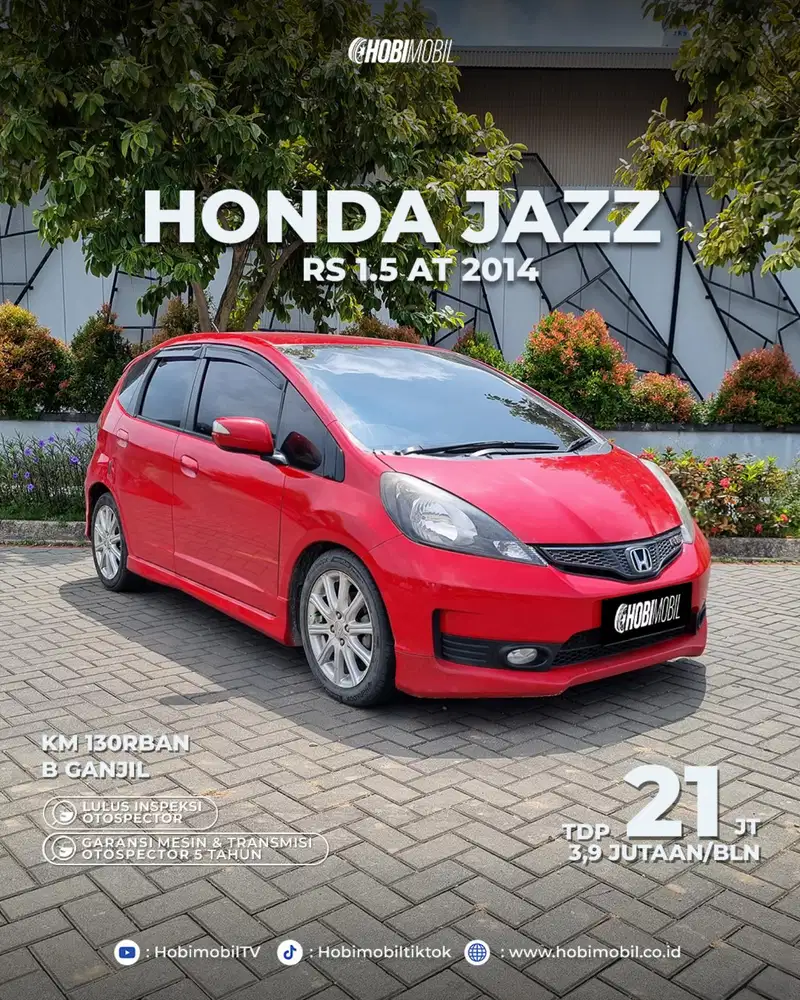 Honda jazz RS at 2014 garansi mesin transmisi 5th