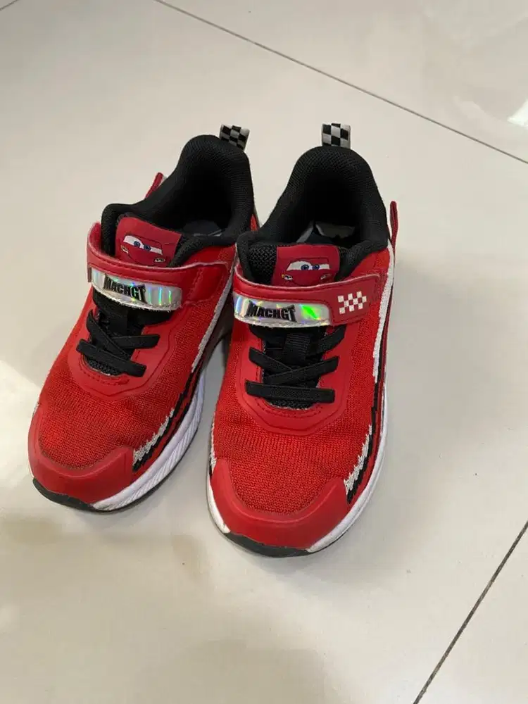Sepatu disney cars japan anak Laki-Laki
