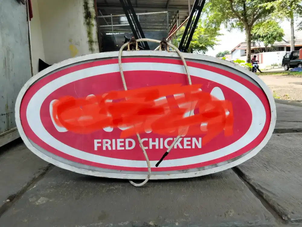 Neon box fried chicken