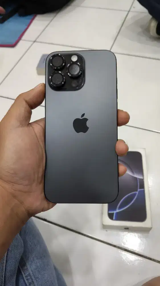 iPhone 16 promax 256gb black titanium inter esim