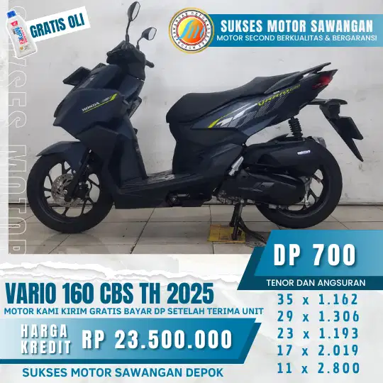 DP HANYA 700 RB AJA VARIO 160 CBS 2025 DI (SUKSES MOTOR)