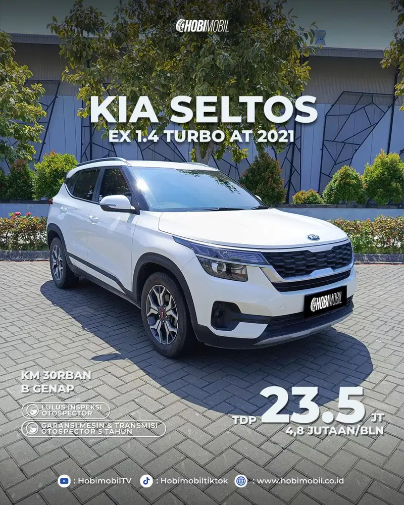 KIA seltos ex 1.4 turbo at 2020 Pmk 2021 garansi mesin transmisi 5th