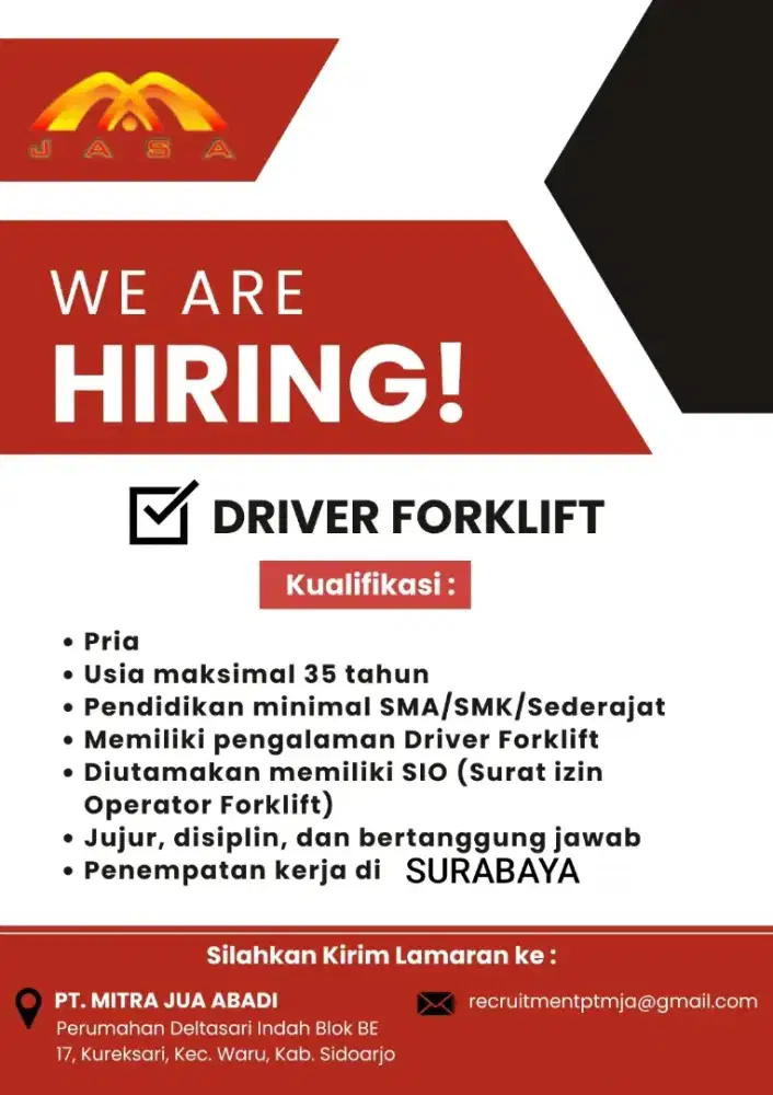 Driver Forklift