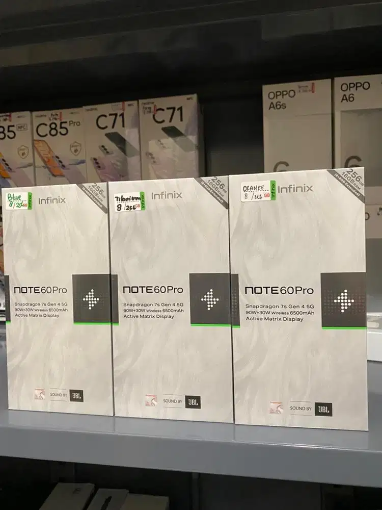 NOTE 60 PRO 8/256 NEW GARANSI RESMI