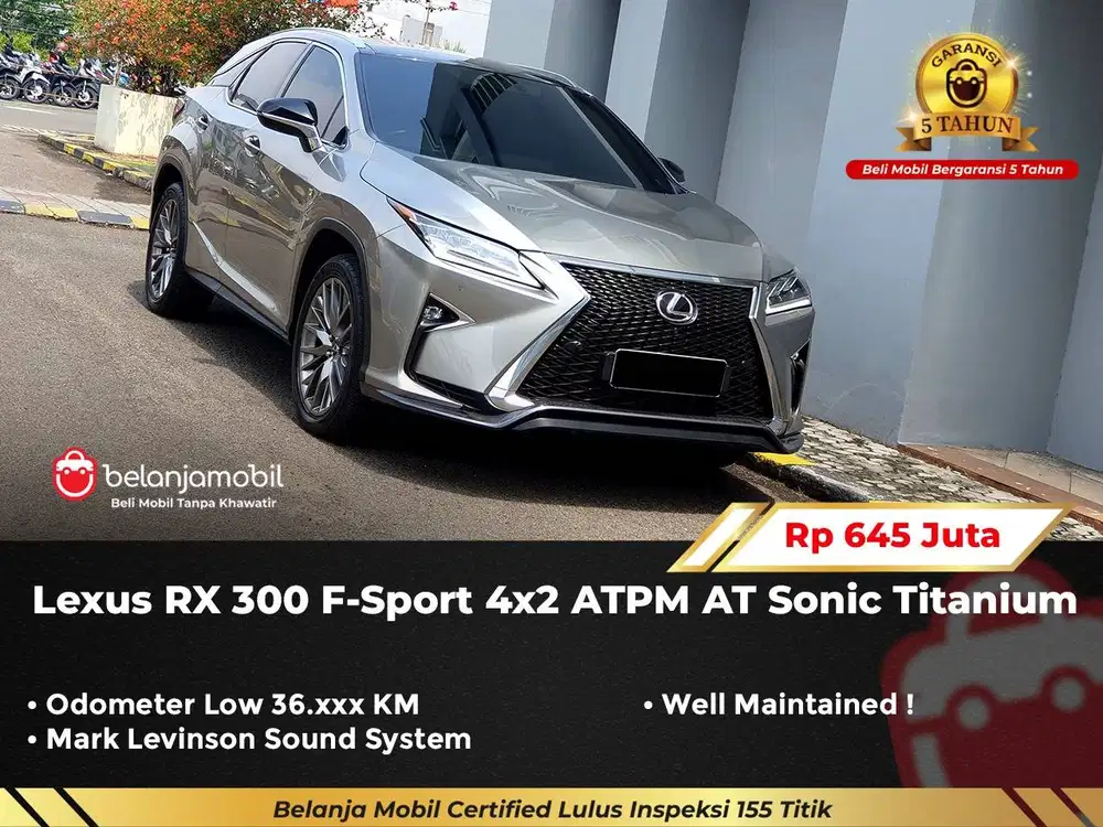 [ KM LOW ] Lexus RX 300 RX300 F-Sport F Sport AT 2018/2019