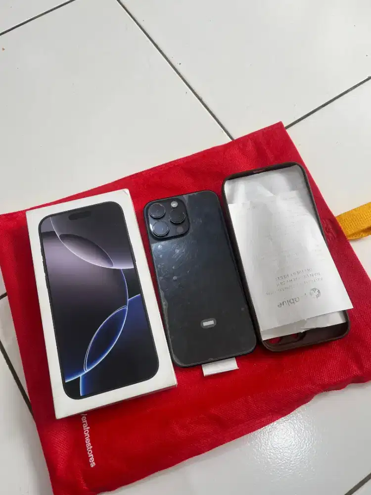 Iphone 16 promax 256 fullset resmi