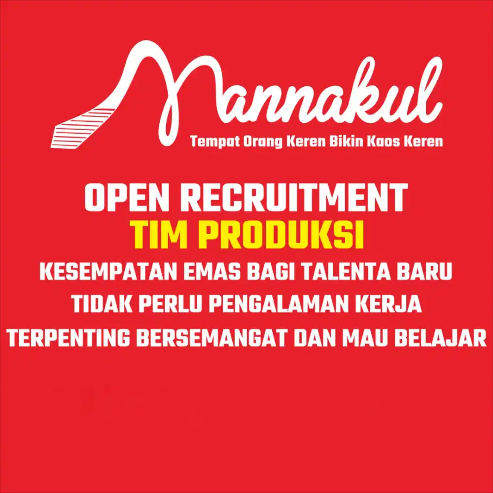 Tim Produksi Garmen/Konveksi