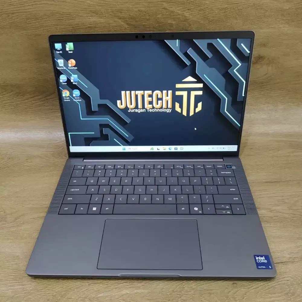 Laptop Dell Pro 13 Premium Slim Ultra 5 RAM 16GB Bonus Mouse baru,Siap