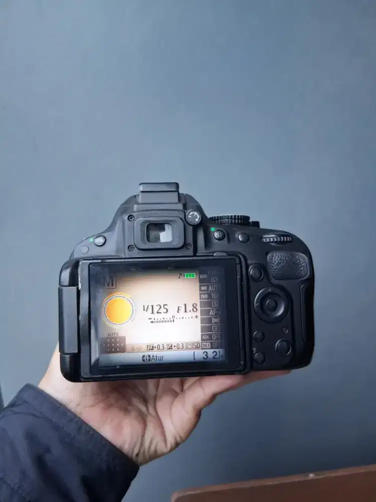 Nikon d5100 lensa fix yn 50mm f1,8