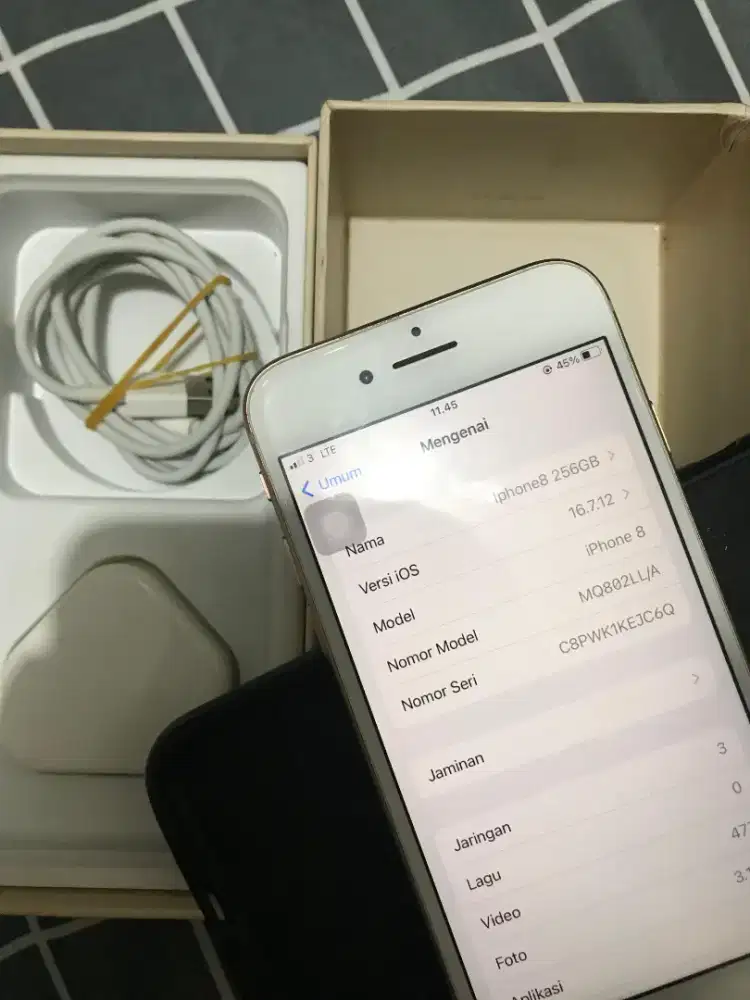 Dijua Cepat Iphone 8 246GB whitelist