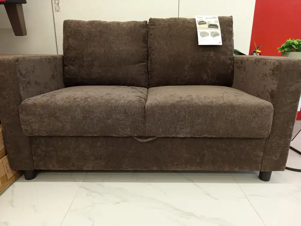 PROMO SOFA STORAGE 2 SEATER