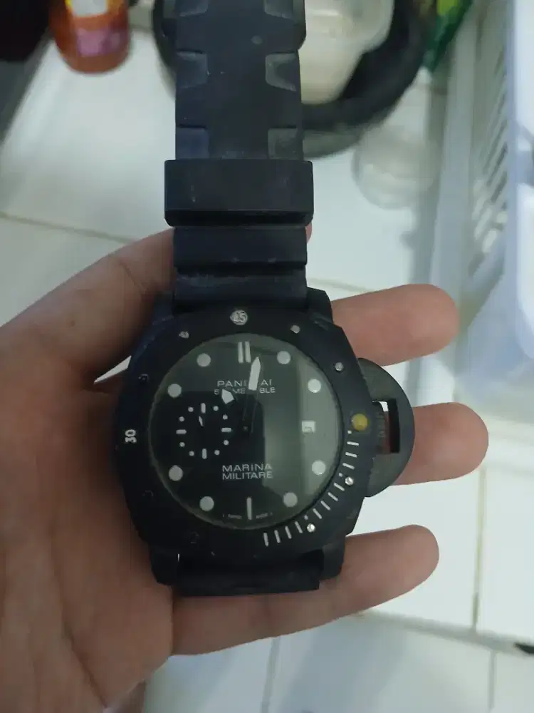 Panerai hitam masih bagus mulus
