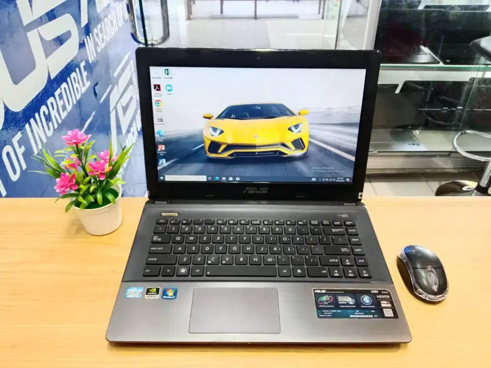 LAPTOP KERJA ASUS K45V CORE i7 RAM 8GB SIAP PAKAI