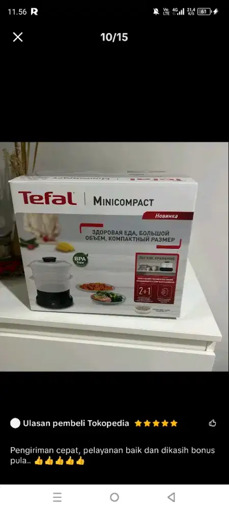 Steam cook / steamer /kukusan Tefal