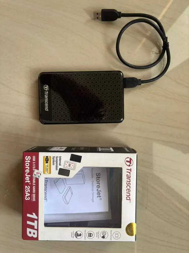 Harddisk 1TB Transcend StoreJet 25A3 Like New