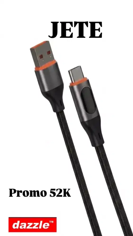 Kabel data cx13 LED USB to C