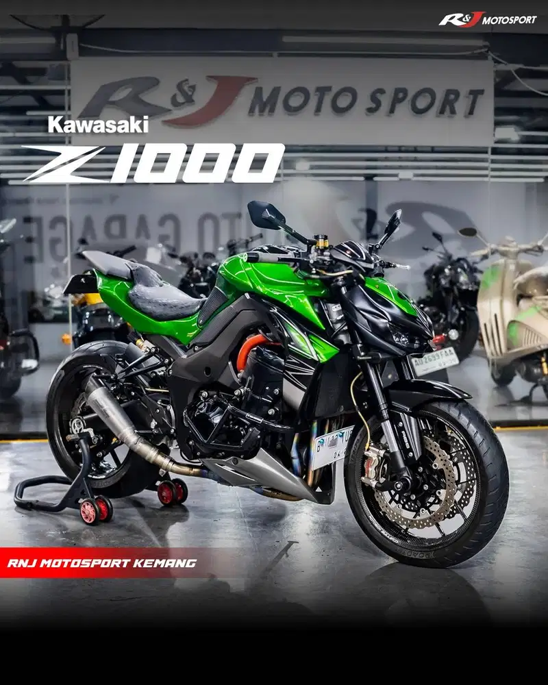Total Modif 150Jtan Kawasaki Z1000 Z 1000 Sugomi Nik 2017 KM 15000an K