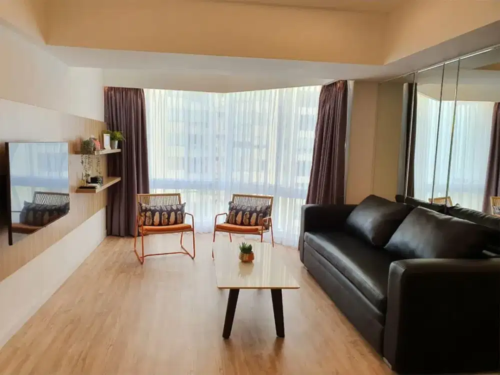 Disewa 155jt pertahun, Fully Furnished 2 Bedroom, High Floor, Taman Anggrek Condominium