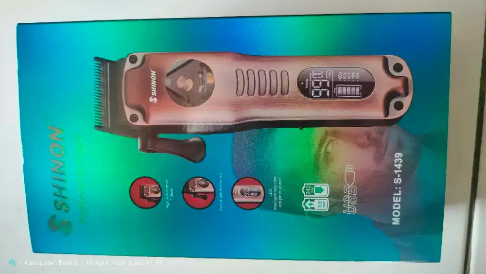 Mesin cukur rambut Shinon S-1439