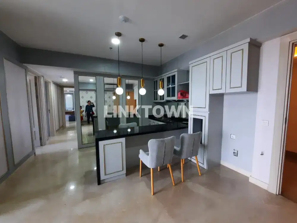 Sewa Harga di Bawah Pasar Apartemen 3 Br One Icon di Pusat Kota Surabaya