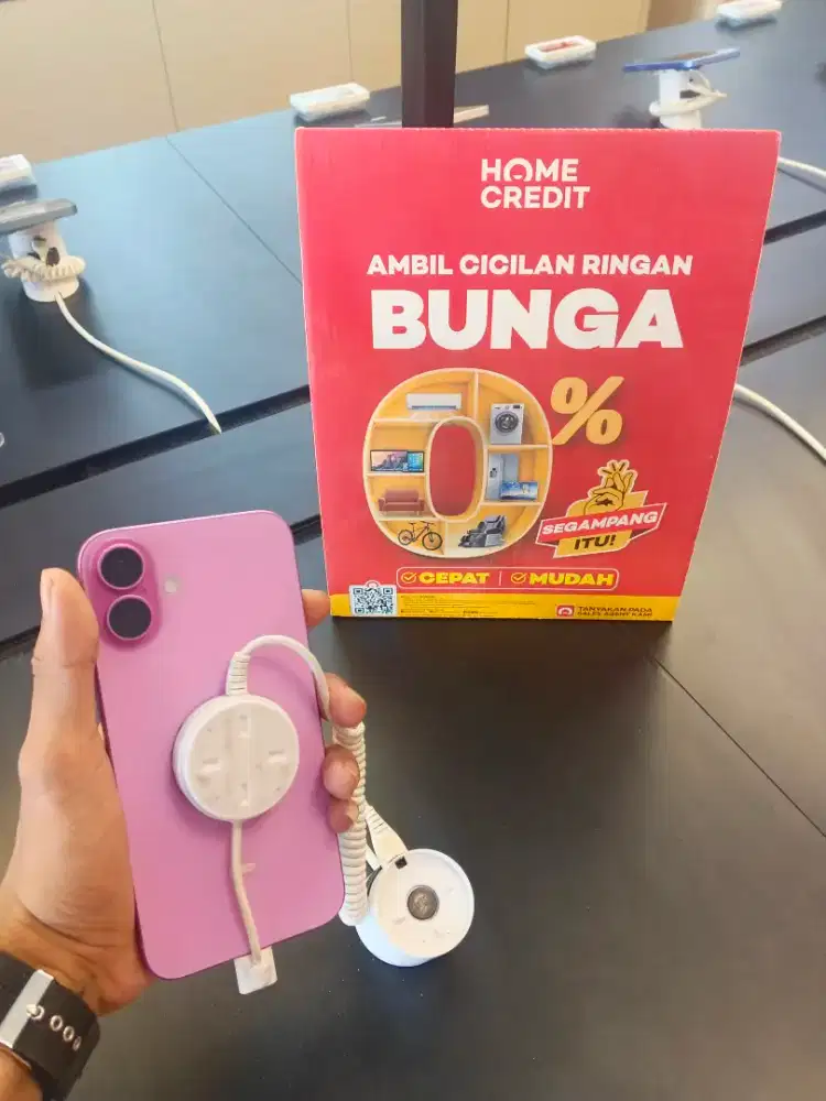 Iphone 16 Plus 128GB, pakai cicilan homecredit promo bunga 0%
