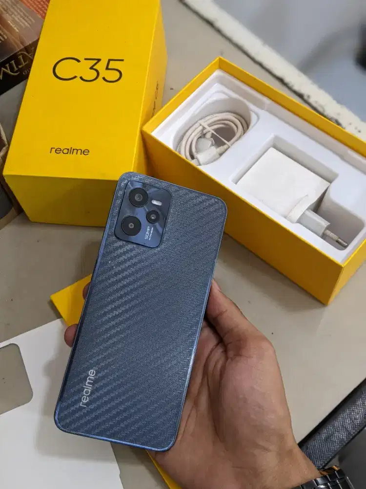 Realme C35 Ram 8GB 4+4/64GB layar Bawaan Murah