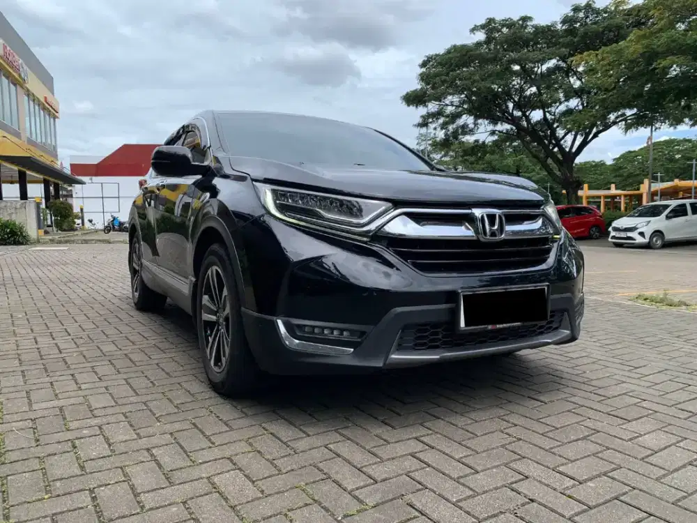 HONDA CRV TURBO PRESTIGE CVT MATIC 2019 HITAM KM 85RB