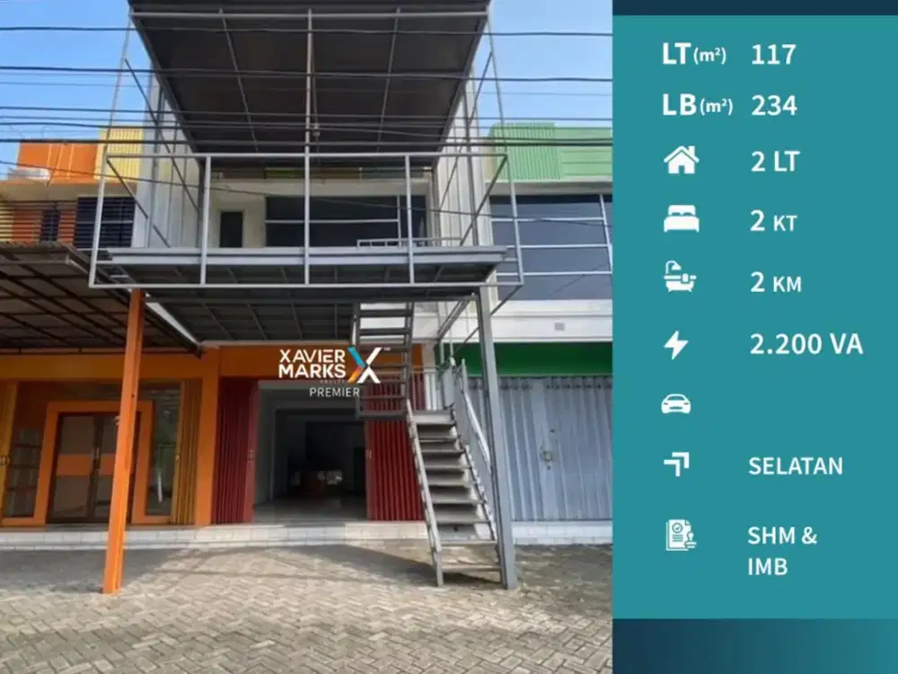 Dijual Ruko Kawasan Bisnis Cocok Berbagai Usaha di Soekarno Hatta Malang