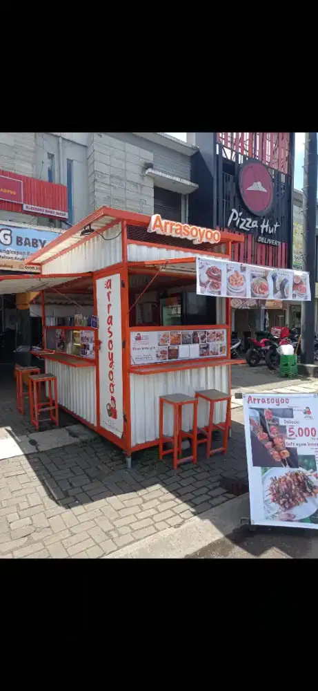 Booth container 1,5x3x2,5m