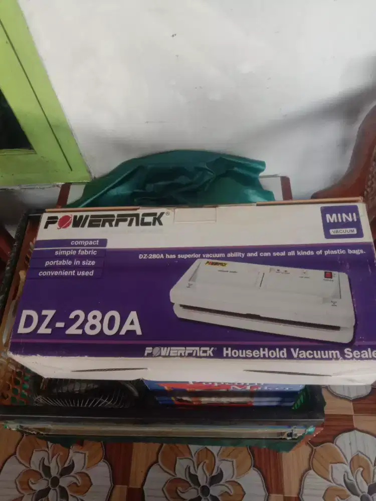 Alat vacum kemasan plastik