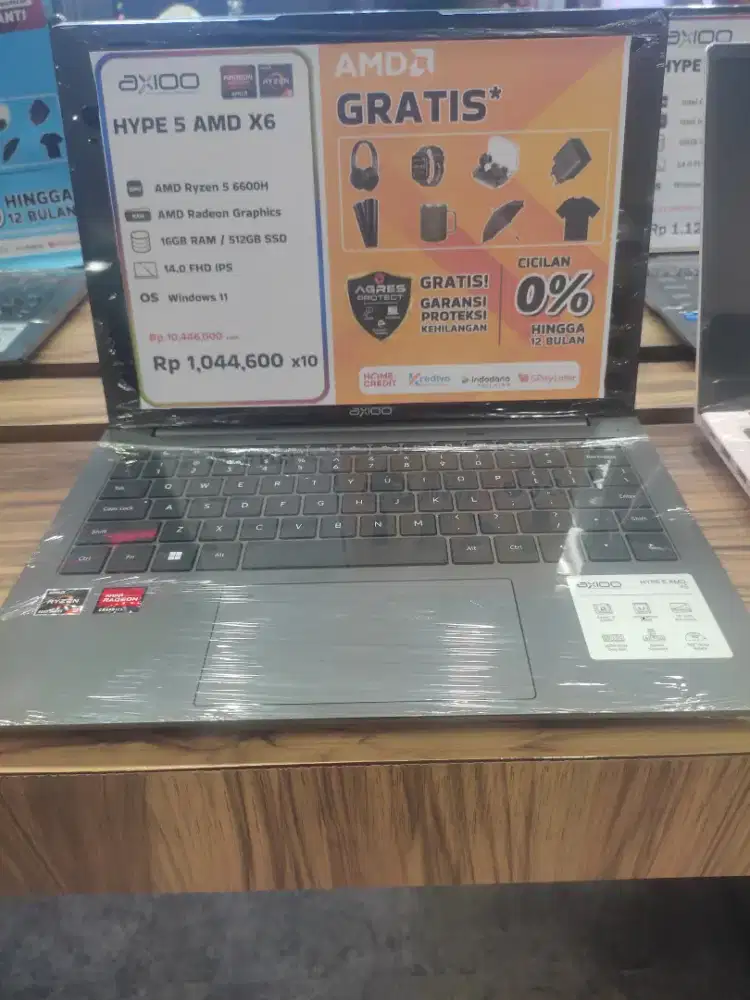 Axioo HYPE 5 AMD X6 RAM 16gb 512 GB bisa cicilan pake home credit