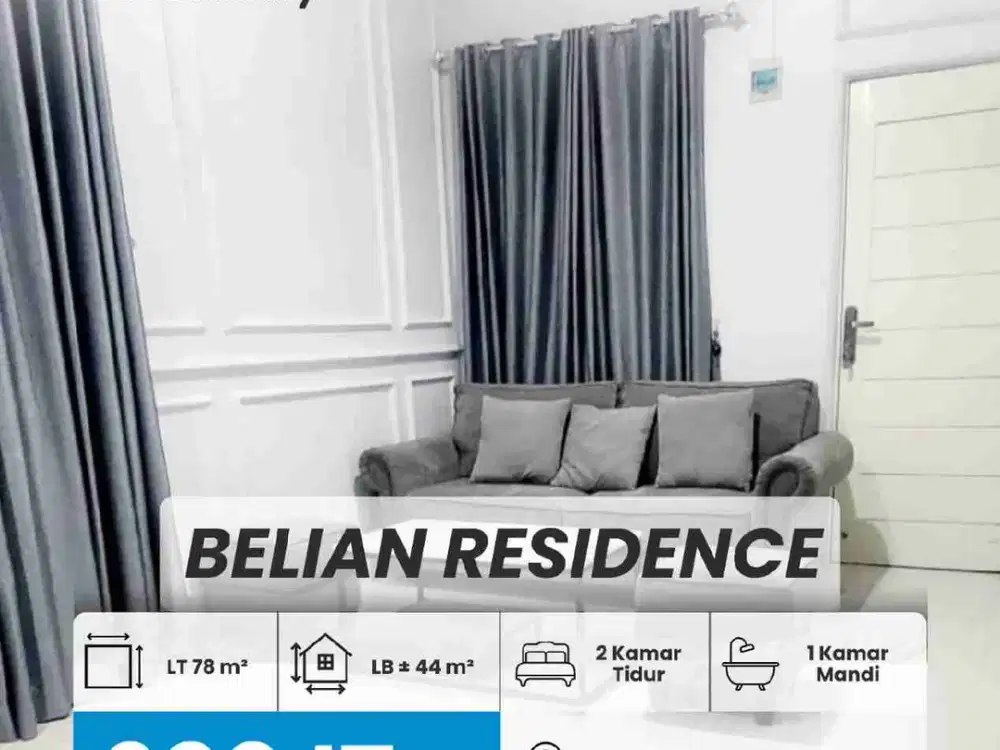 di jual rumah cantik Belian Residence di Batam center