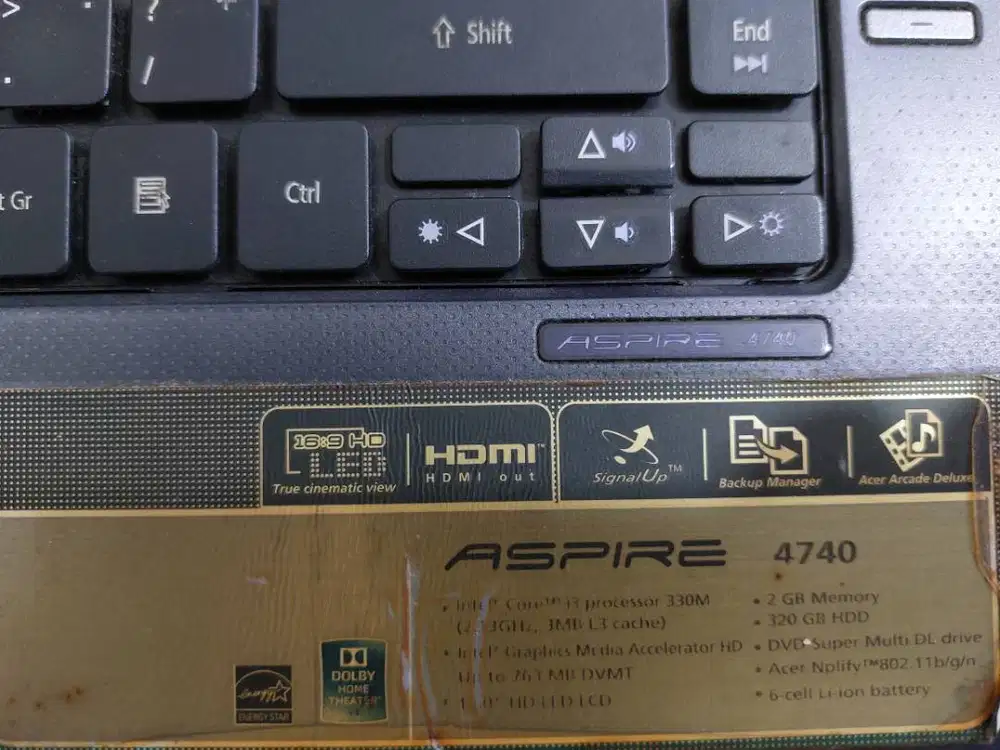 Laptop Acer 4740