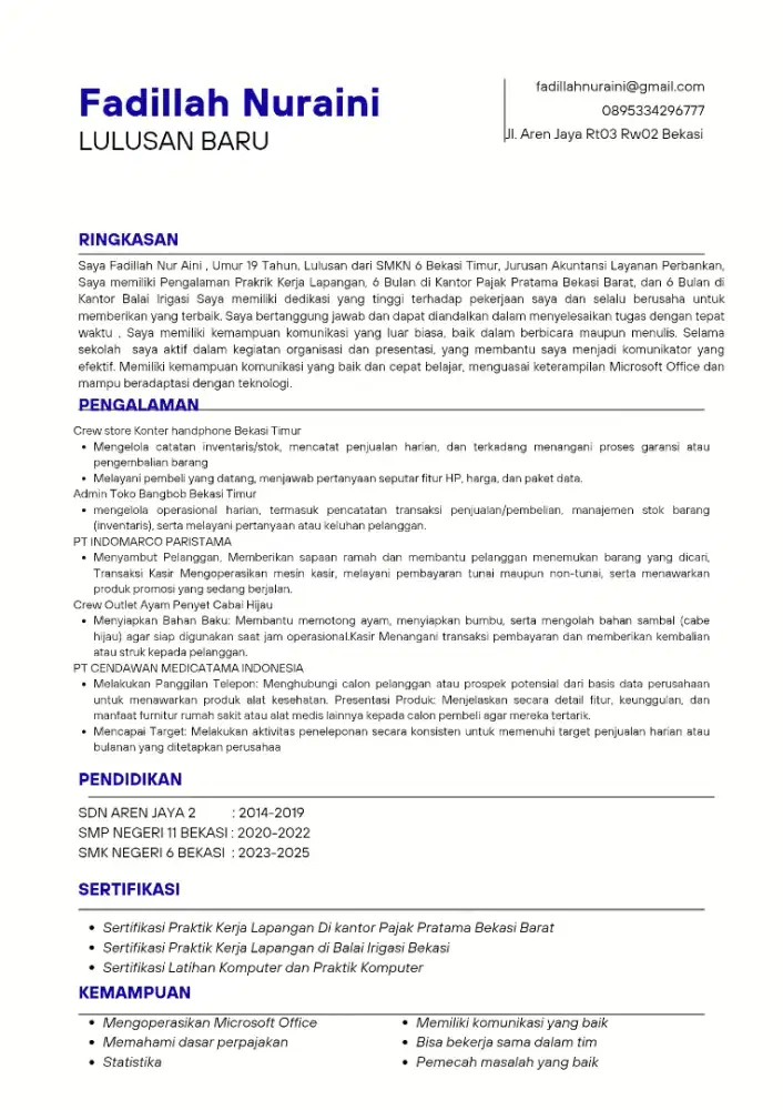 Mencari Pekerjaan, Untuk Menambah Pengalaman dan Pengetahuan