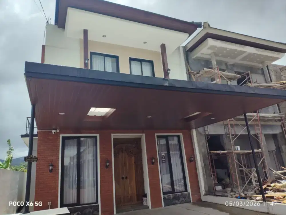 Villa Mewah 3 Menit Alun-Alun Batu | View Gunung & City Light | Potensi 40JT/Bulan