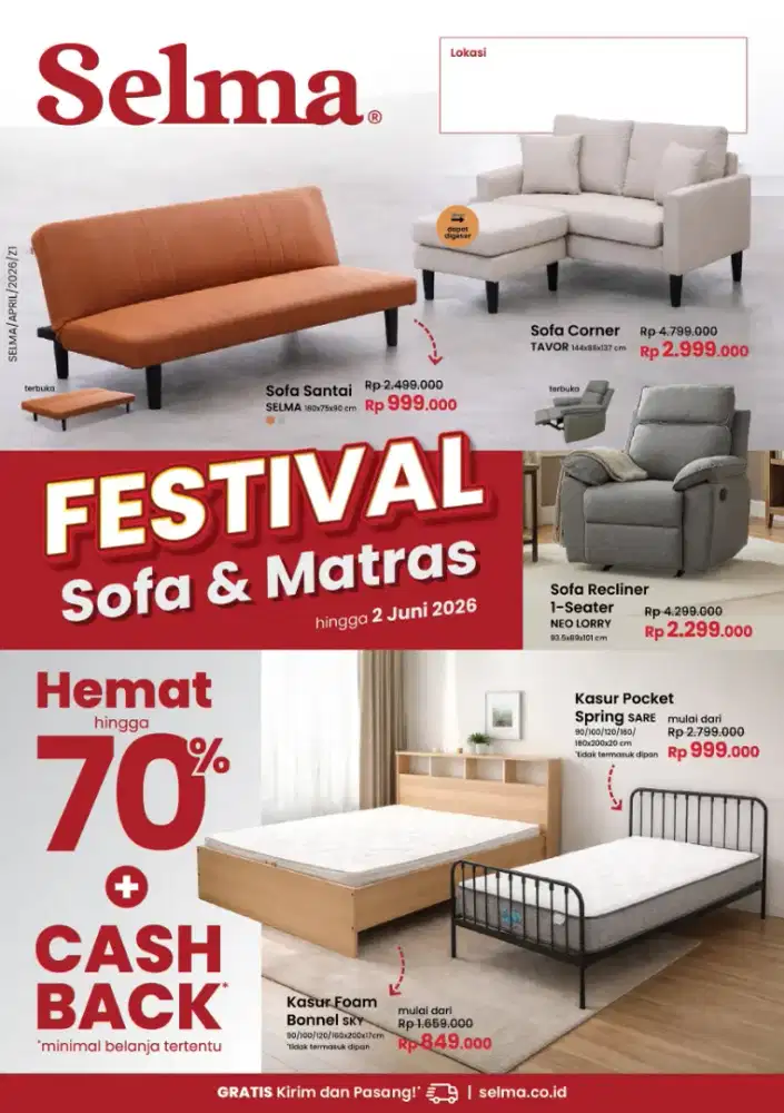 Festival sofa termurah by Selma furniture