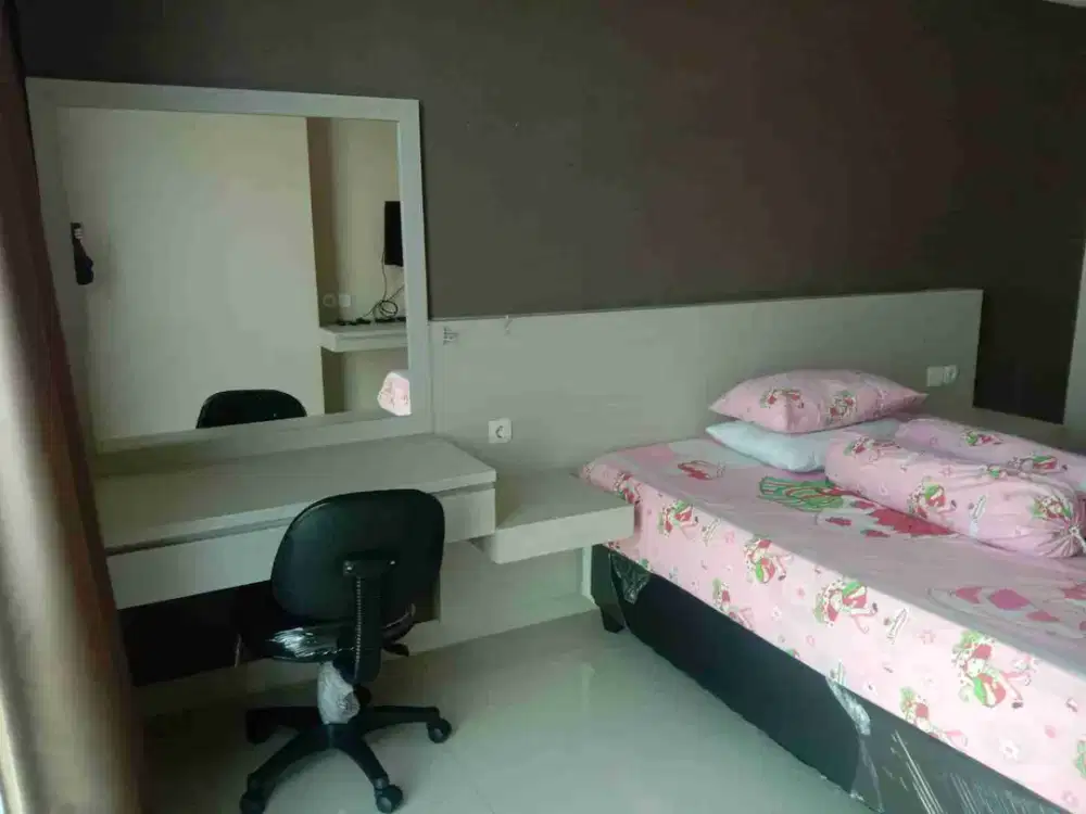 U Residence 3 apartment, full furnish, view timur UPH dan dekat kampus UPH
