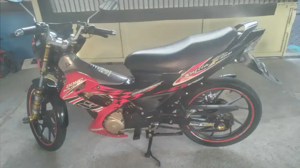 Satria Fu 2012 Merah hitam