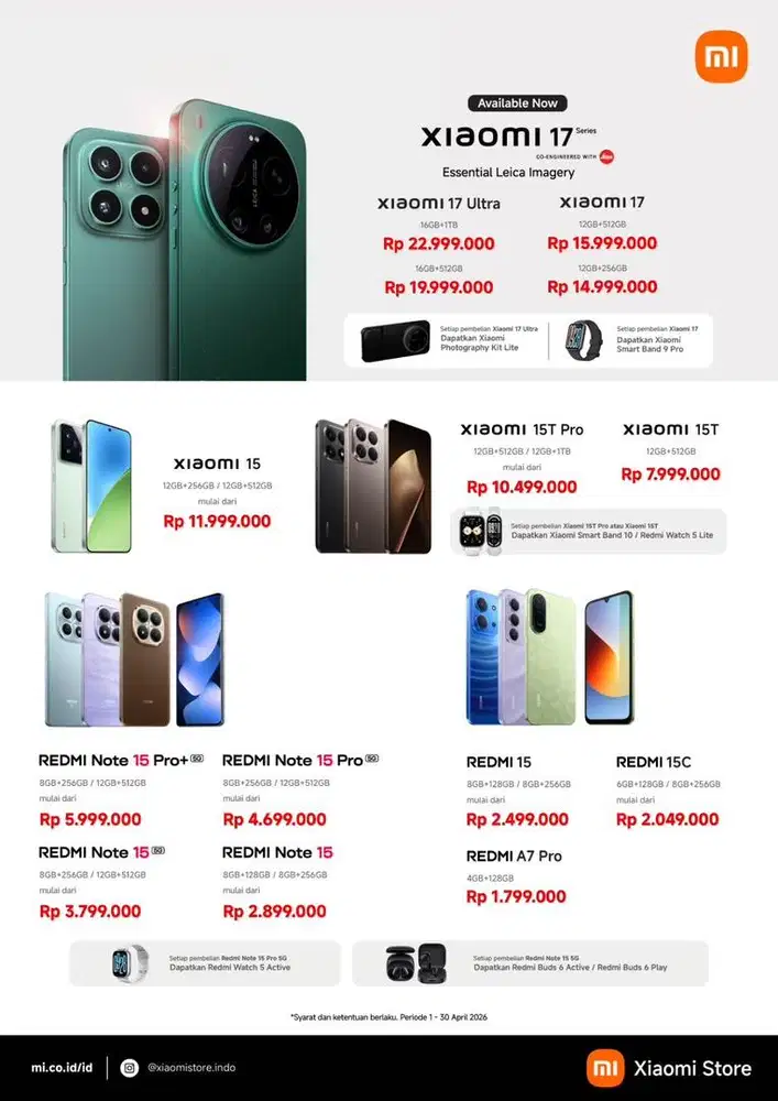 Redmi n Xiaomi Series