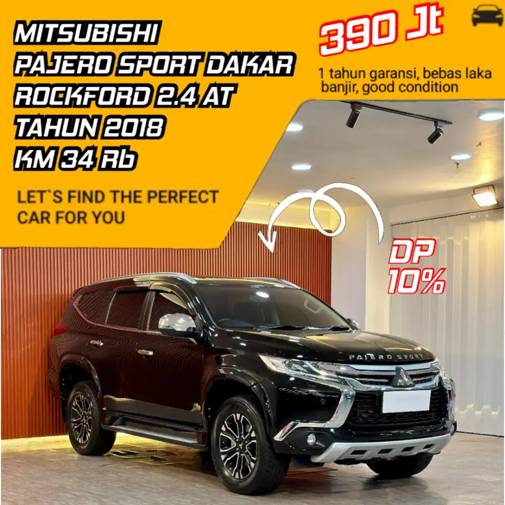 Mitsubishi Pajero Sport Dakar rockford 2.4 AT Tahun 2018