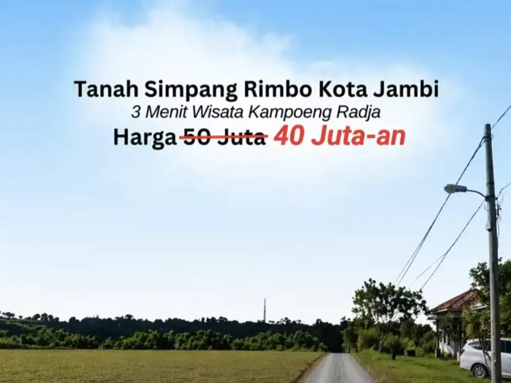 Jual Tanah Simpang Rimbo 2 Tumbuk Kota Jambi