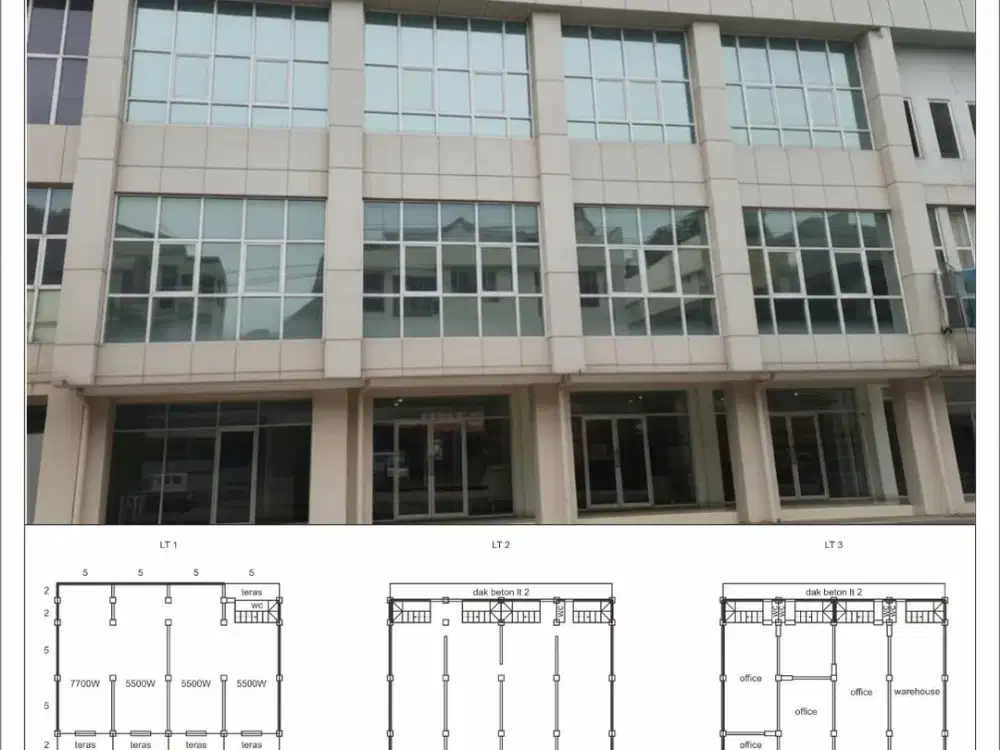 Dijual Ruko Gandeng 4 Unit di Alam Sutera Hadap Jalan Boulevard