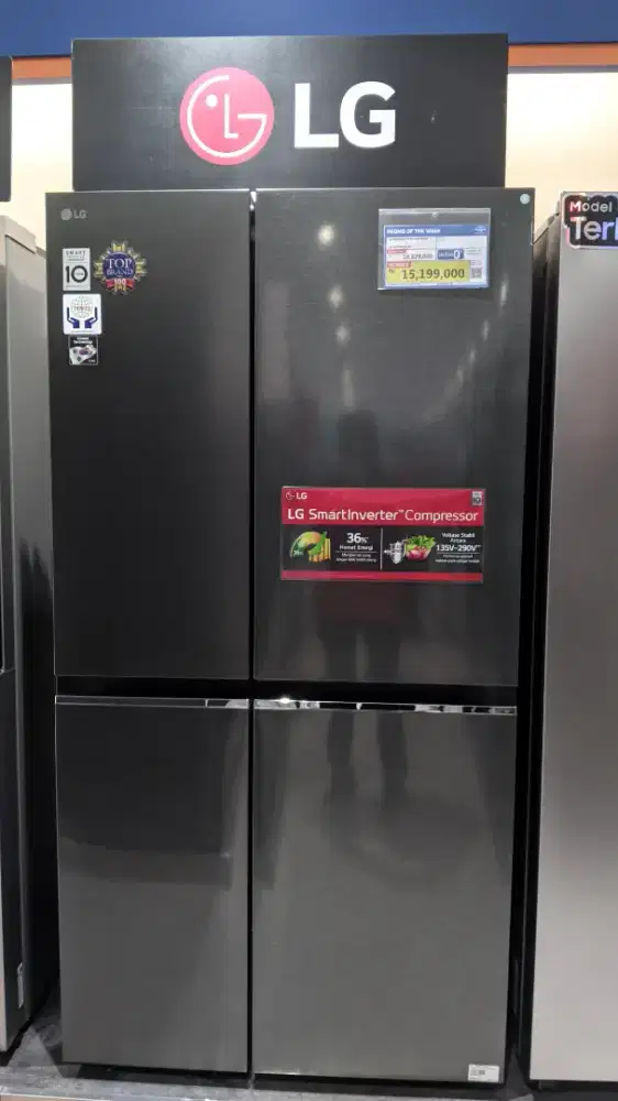 LG REFRIGERATOR SBS 694L BLACK