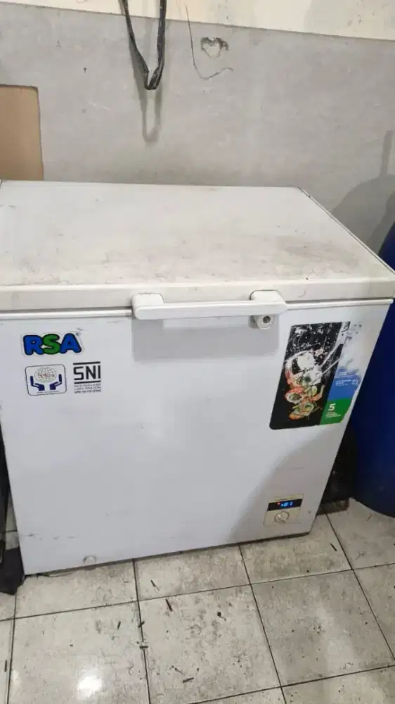 Jual bu freezer box kapasitas 200 liter merk RSA