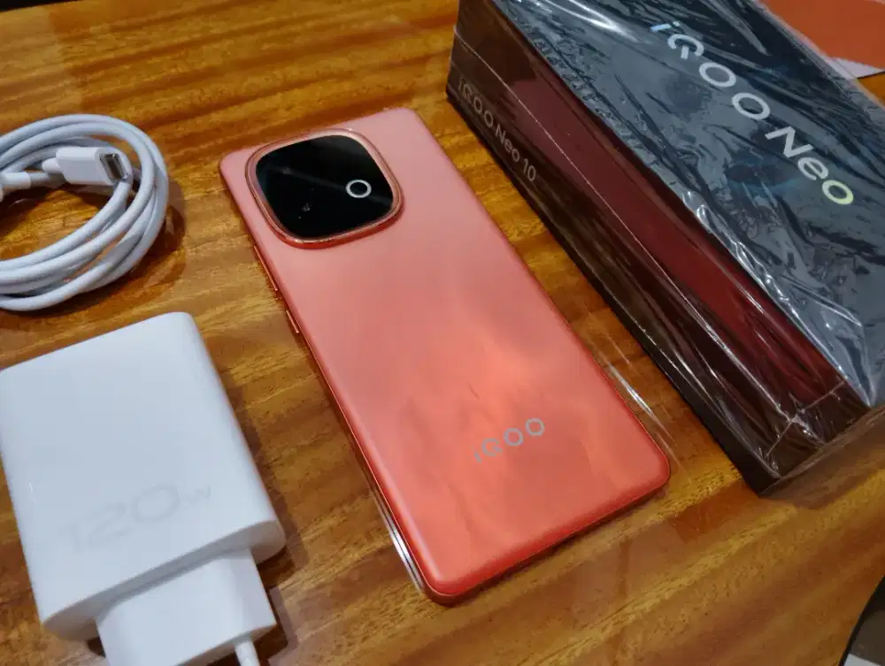 iqoo neo 10 blazing orange fullset resmi
